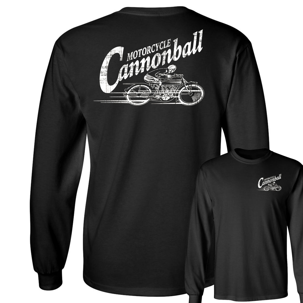 Cannonball Rider Long Sleeve Motorcycle Cannonball