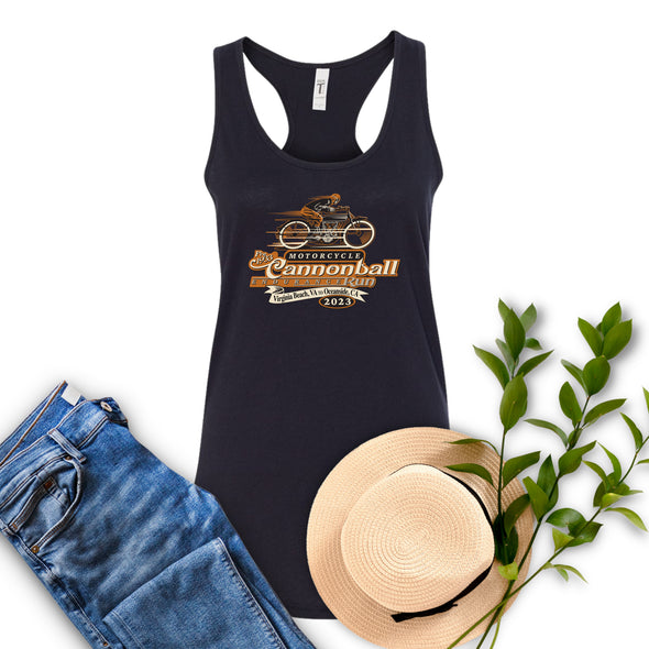 2023 Motorcycle Cannonball Racerback Tank