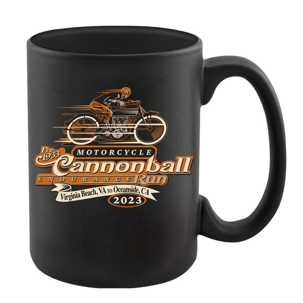 2023 Motorcycle Cannonball Endurance Run 15oz Mug