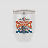 2023 Motorcycle Cannonball Flag Stemless Wine Tumbler