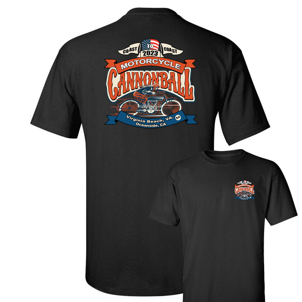 Cannonball Flag Front & Back Design Tee