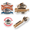 2023 Motorcycle Cannonball Sticker Pack