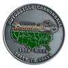 2023 Limited Edition Motorcycle Cannonball Challenge Collectible Event Coin