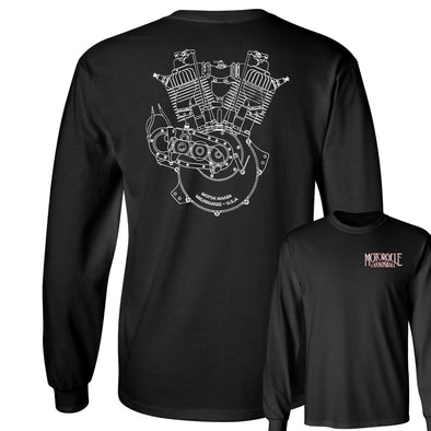JD Cutaway Cannonball Script Long Sleeve