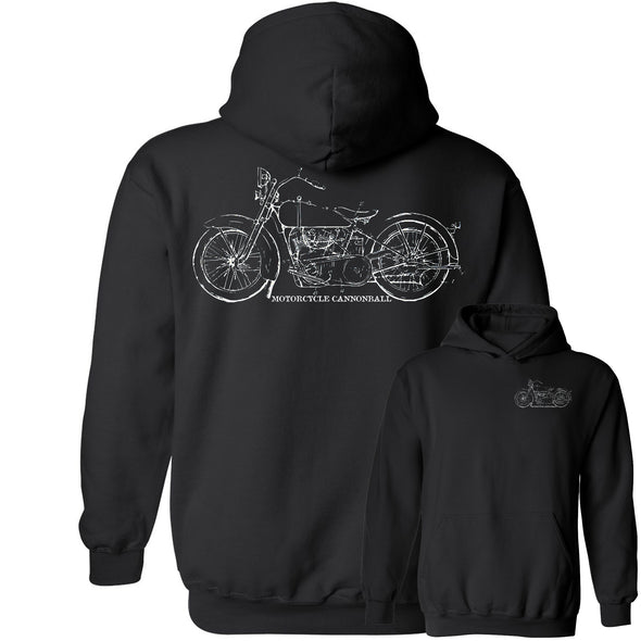 Motorcycle Cannonball JD Hoodie