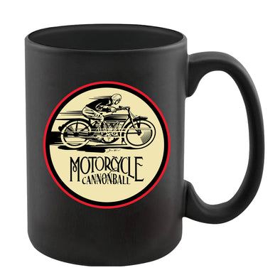 Motorcycle Cannonball Circle Rider 15oz Mug