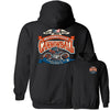2023 Motorcycle Cannonball Flag Hoodie