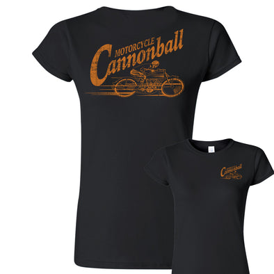Motorcycle Cannonball Rider Women's Tee