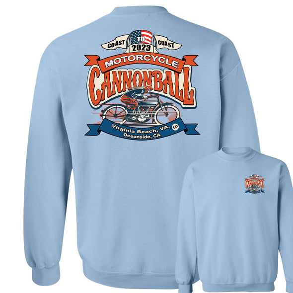 2023 Motorcycle Cannonball Flag Sweatshirt