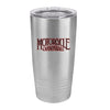 Motorcycle Cannonball Script 20oz Ringneck Tumbler