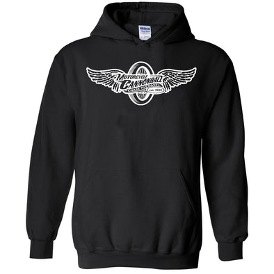Motorcycle Cannonball Winged Wheel Hoodie