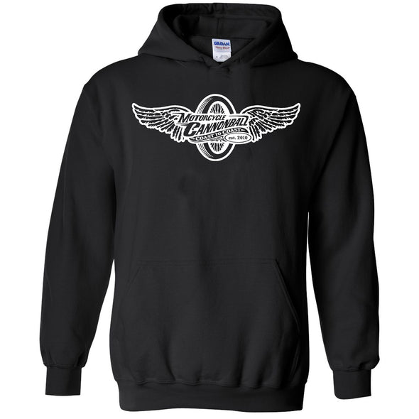 Motorcycle Cannonball Winged Wheel Hoodie