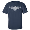Motorcycle Cannonball Winged Wheel Tee