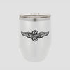 Motorcycle Cannonball Winged Wheel Stemless Wine Tumbler