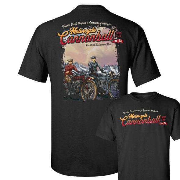 2023 Motorcycle Cannonball Vintage Riders Tee