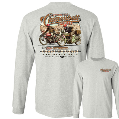2023 Motorcycle Cannonball Coast to Coast Pre 33 Long Sleeve