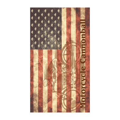 Motorcycle Cannonball Seamless Multifunctional Headwear - Stars and Stripes